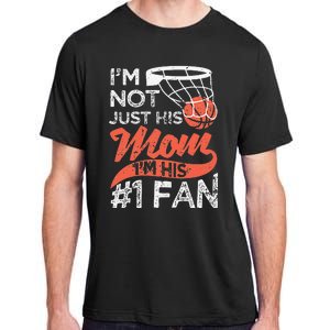 Mother Player Mother's Day Basketball Mom Number One Fan Adult ChromaSoft Performance T-Shirt