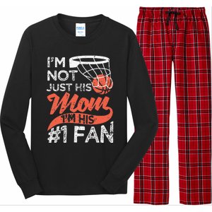 Mother Player Mother's Day Basketball Mom Number One Fan Long Sleeve Pajama Set