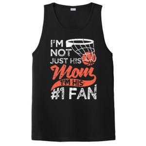 Mother Player Mother's Day Basketball Mom Number One Fan PosiCharge Competitor Tank