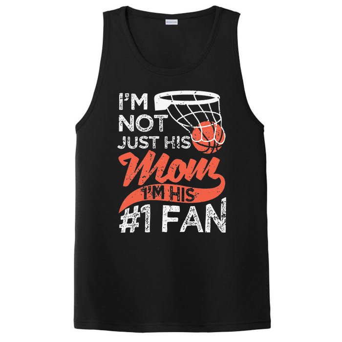 Mother Player Mother's Day Basketball Mom Number One Fan PosiCharge Competitor Tank