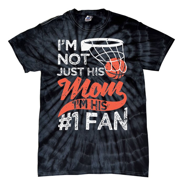 Mother Player Mother's Day Basketball Mom Number One Fan Tie-Dye T-Shirt