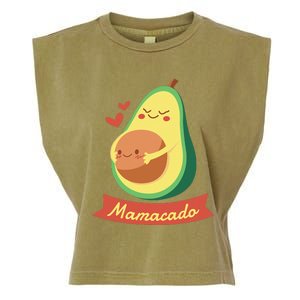 Mamacado Pregnant Mom Avocado Pregnancy Women Gifts Garment-Dyed Women's Muscle Tee