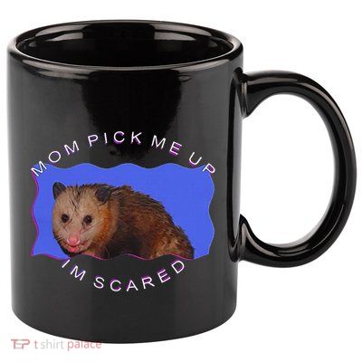 Mom Pick Me Up IM Scared 11oz C Handle Ceramic Mug