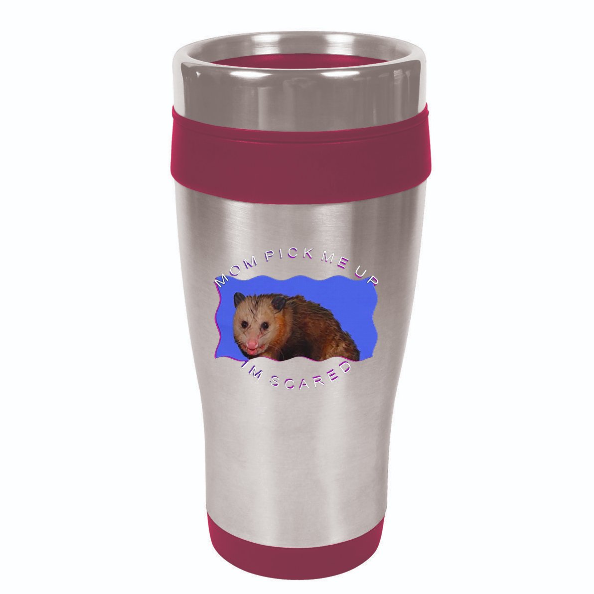 Mom Pick Me Up IM Scared 16oz Travel Tumbler