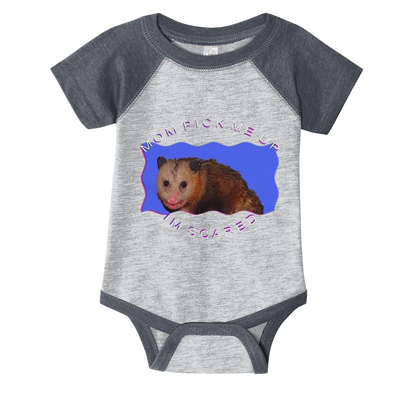Mom Pick Me Up IM Scared Infant Baby Jersey Bodysuit