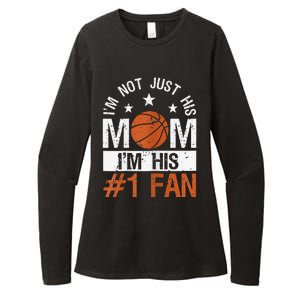 Mother Player Mother's Day Basketball Mom Number One Fan Womens CVC Long Sleeve Shirt