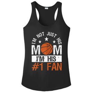 Mother Player Mother's Day Basketball Mom Number One Fan Ladies PosiCharge Competitor Racerback Tank