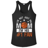 Mother Player Mother's Day Basketball Mom Number One Fan Ladies PosiCharge Competitor Racerback Tank