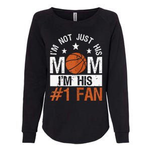 Mother Player Mother's Day Basketball Mom Number One Fan Womens California Wash Sweatshirt