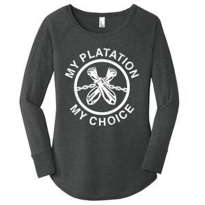 My Plantation My Choice Women's Perfect Tri Tunic Long Sleeve Shirt