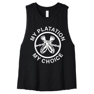 My Plantation My Choice Women's Racerback Cropped Tank