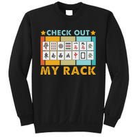 Mahjong Player Mahjong Lover Chinese Check Out My Rack Sweatshirt