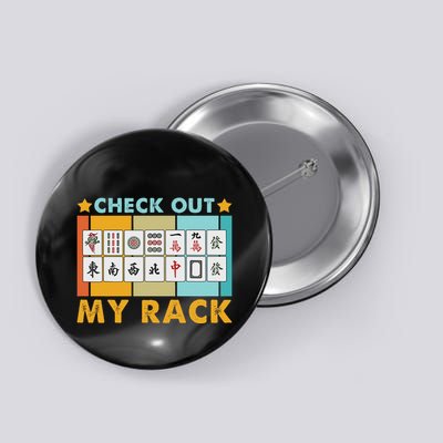 Mahjong Player Mahjong Lover Chinese Check Out My Rack Button