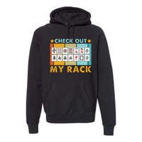 Mahjong Player Mahjong Lover Chinese Check Out My Rack Premium Hoodie