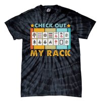 Mahjong Player Mahjong Lover Chinese Check Out My Rack Tie-Dye T-Shirt