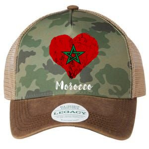 Moroccan Pride Morocco Heart Moroccan Roots Moroccan Flag Legacy Tie Dye Trucker Hat