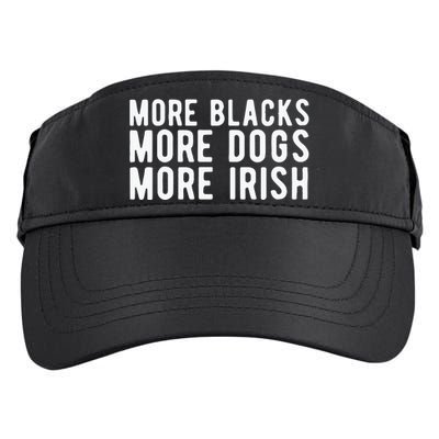 Michael Page More Blacks More Dogs More Irish Adult Drive Performance Visor