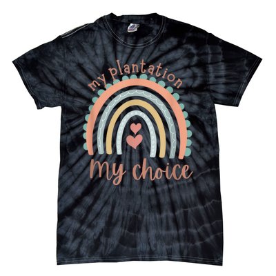 My Plantation My Choice Rainbow Heart Tie-Dye T-Shirt