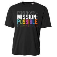 Mission Possible Motivational Inspirational School Cooling Performance Crew T-Shirt