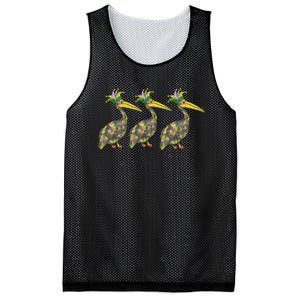 Mardi Pelicans Mardi Gras Beads Louisiana Parade New Orleans Mesh Reversible Basketball Jersey Tank