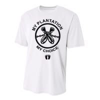 My Plantation My Choice Performance Sprint T-Shirt