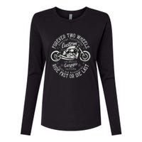 Motorcycle Premium Womens Cotton Relaxed Long Sleeve T-Shirt