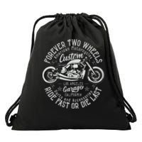 Motorcycle Premium Drawstring Bag