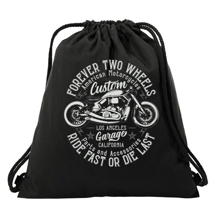 Motorcycle Premium Drawstring Bag