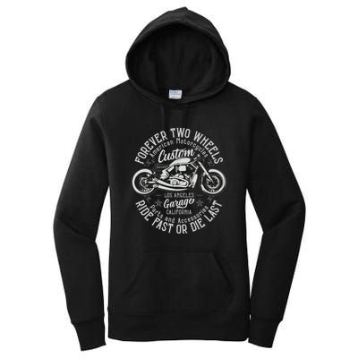 Motorcycle Premium Women's Pullover Hoodie