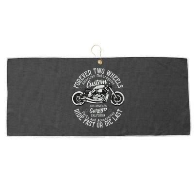 Motorcycle Premium Large Microfiber Waffle Golf Towel