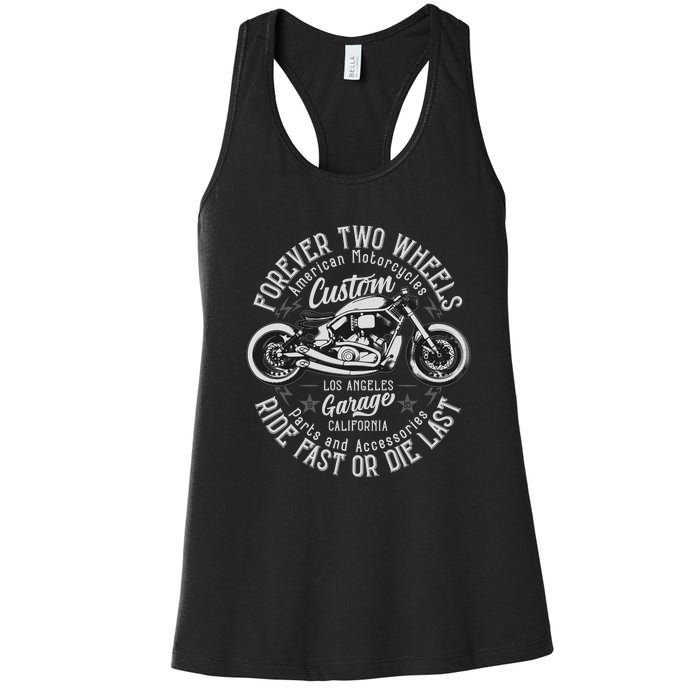 Motorcycle Premium Women's Racerback Tank