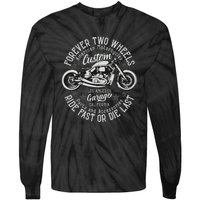 Motorcycle Premium Tie-Dye Long Sleeve Shirt