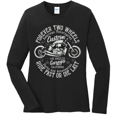 Motorcycle Premium Ladies Long Sleeve Shirt