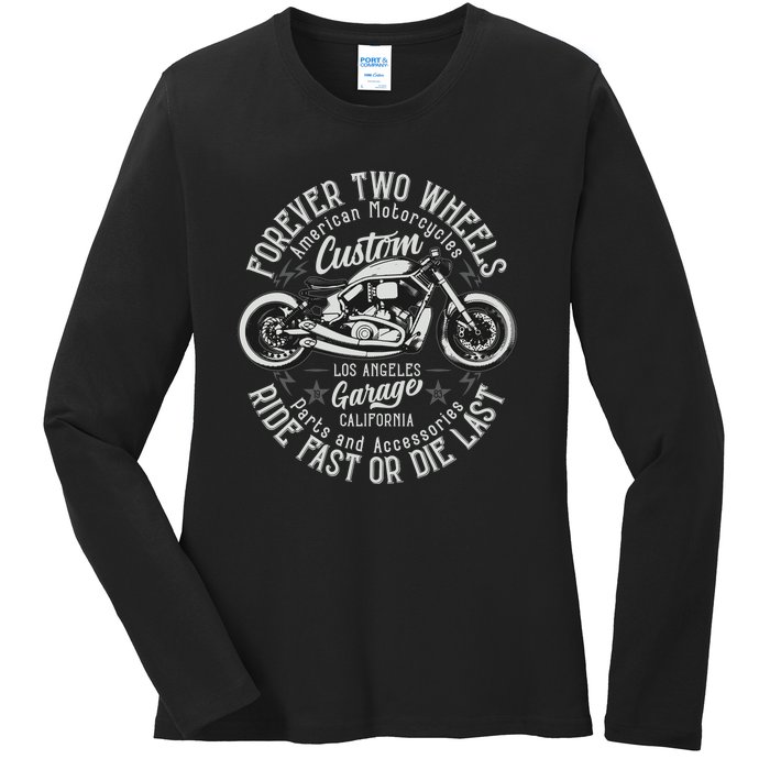 Motorcycle Premium Ladies Long Sleeve Shirt