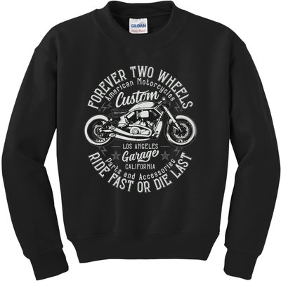 Motorcycle Premium Kids Sweatshirt