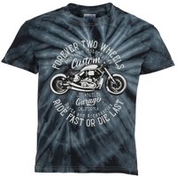 Motorcycle Premium Kids Tie-Dye T-Shirt