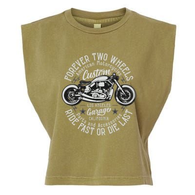 Motorcycle Premium Garment-Dyed Women's Muscle Tee