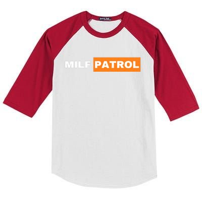 Milf Patrol Kids Colorblock Raglan Jersey