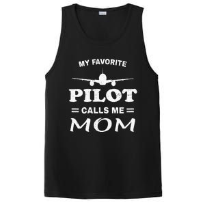 Mom Pilo Mothers Day My Favorite Pilot Calls Me Mom PosiCharge Competitor Tank