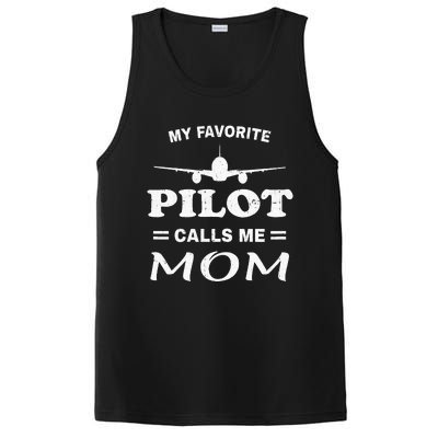 Mom Pilo Mothers Day My Favorite Pilot Calls Me Mom PosiCharge Competitor Tank