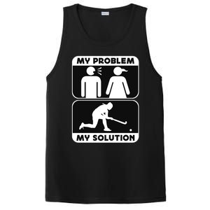 My Problem My Pictogram Mom Loves Hockey Field Hockey Player Gift PosiCharge Competitor Tank