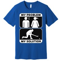 My Problem My Pictogram Mom Loves Hockey Field Hockey Player Gift Premium T-Shirt