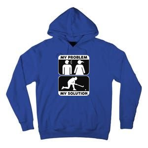 My Problem My Pictogram Mom Loves Hockey Field Hockey Player Gift Tall Hoodie