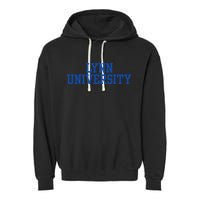 Magnum Pi Math Pi Day Retro Garment-Dyed Fleece Hoodie