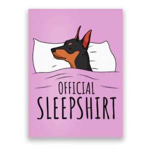 Miniature Pinscher Min Pin Dog Sleepshirt Poster