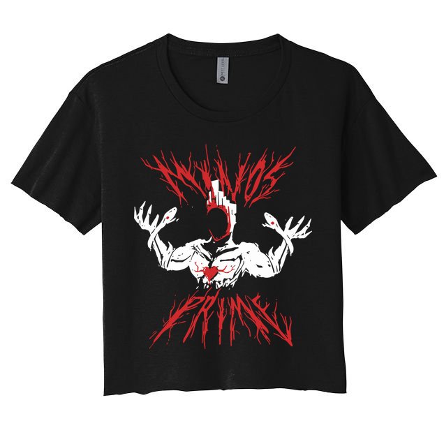 Minos Prime Metal Crop Top