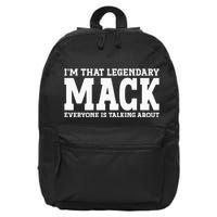 M.A.C.K Personal 16 in Basic Backpack