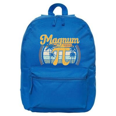 Magnum Pi Math Pi Day Retro Gift 16 in Basic Backpack