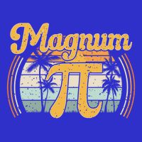Magnum Pi Math Pi Day Retro Gift 16 in Basic Backpack