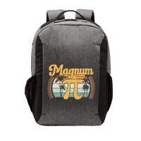Magnum Pi Math Pi Day Retro Gift Vector Backpack